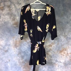 Deletta Bird printed tunic